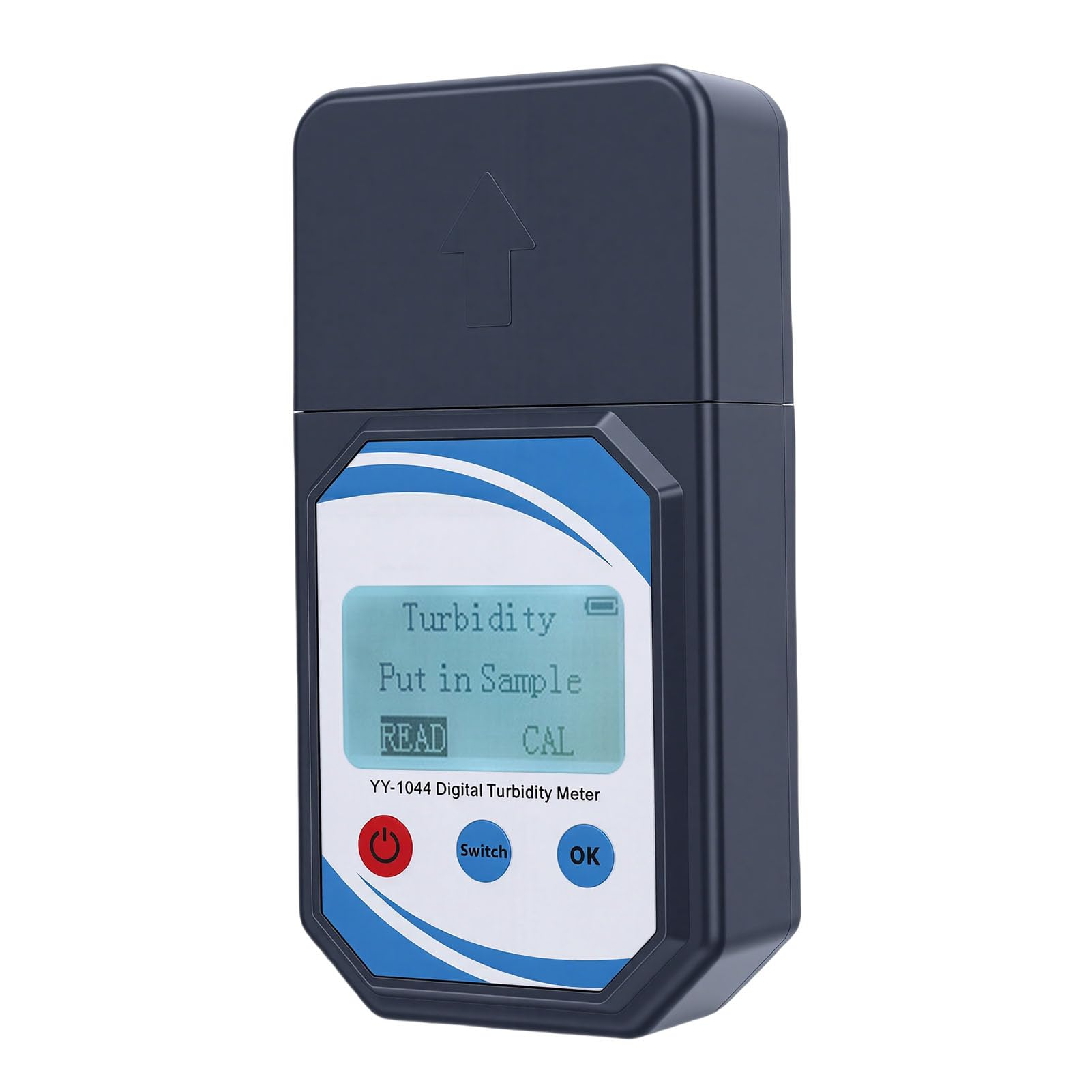 Ausla Medidor de Turbidez Portátil, Material ABS, Probador de Agua Digital con Rango 0-1000, Ideal para Acuicultura de Laboratorio y Pruebas de Calidad del Agua de Campo