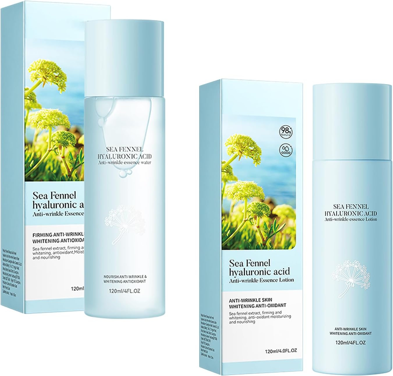 Énergisant Revers Le Faciès, Tonique Revers Le Faciès, Tonique Anti-Rides, Énergisant À L’mordant Hyaluronique, Série De Tonique Énergisant Revers Le Faciès Au Fendillement Mousse (120ml+120ml)