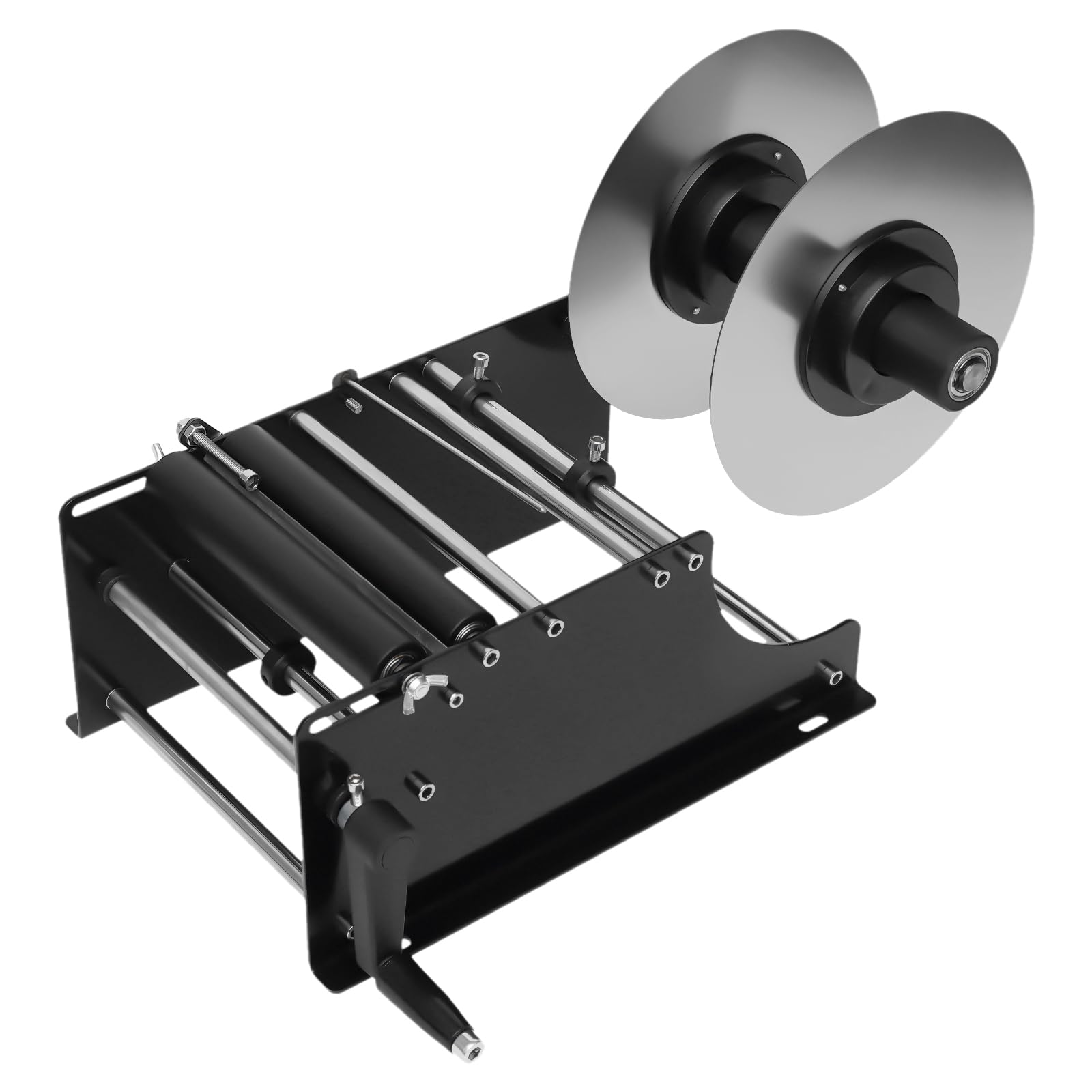 CLEADONG MT-30 Round Bottle Labelling Machine, Adjustable Semi-Automatic 10-30pcs/min, Manual Labeling Applicator Machine for 10-110mm Length 10-300mm Label Cans and Bottles