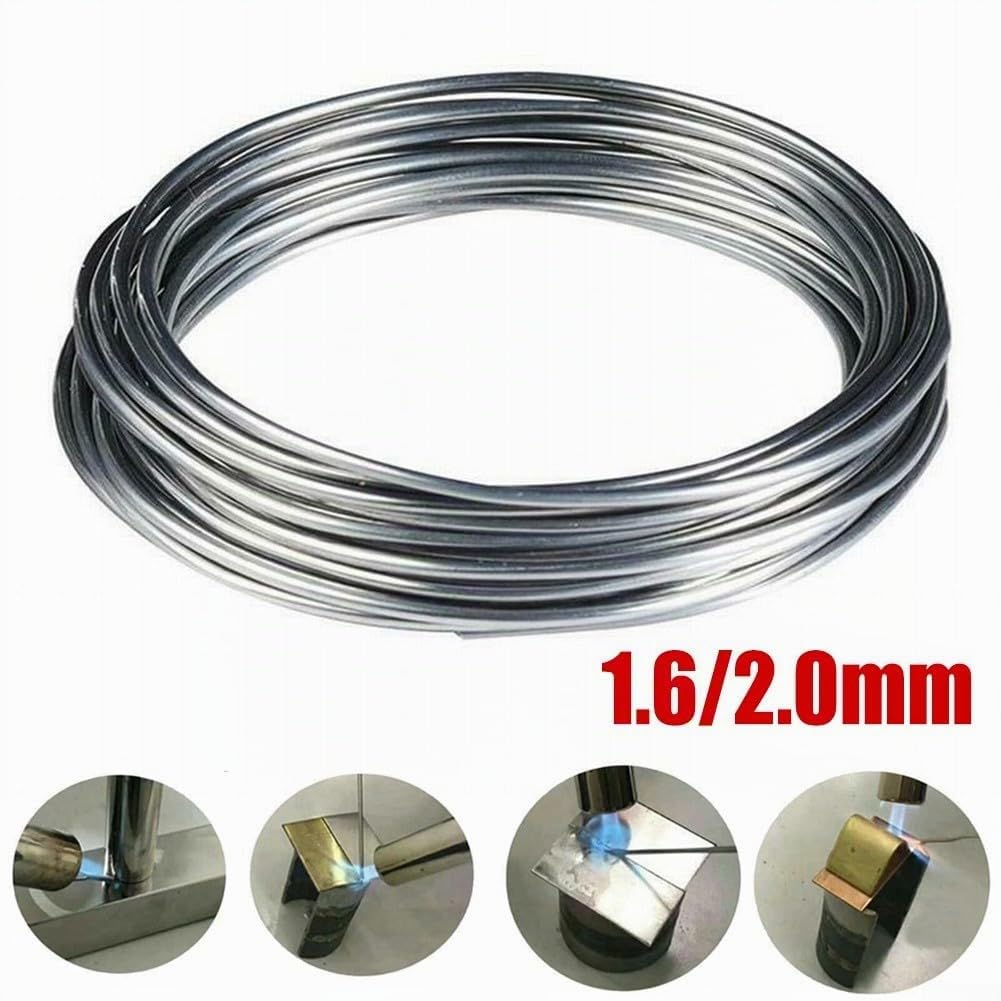 Tiges de soudure basse température pour cuivre, acier, fer, aluminium, fondent facilement (1,6 mm)