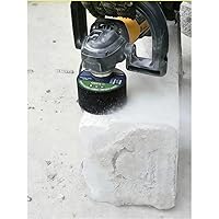 Vista 8 de Piedra de moler verde con rosca para moler granito 4X2X5/8-11 (paquete de 1) (grano 220)