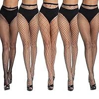 Algopix Similar Product 10 - akiido Fishnet Stockings High Waist