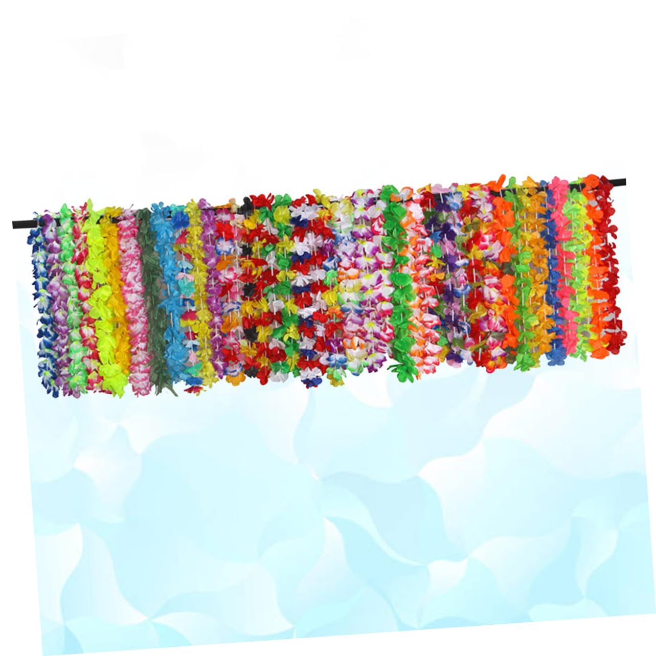 Collar De Guirnalda De Flores 42 Piezas Collar Hawaiano Hawaiana Guirnalda Hawaiana Guirnalda Luau Collar De Flores Constituir Guirnalda De Flores