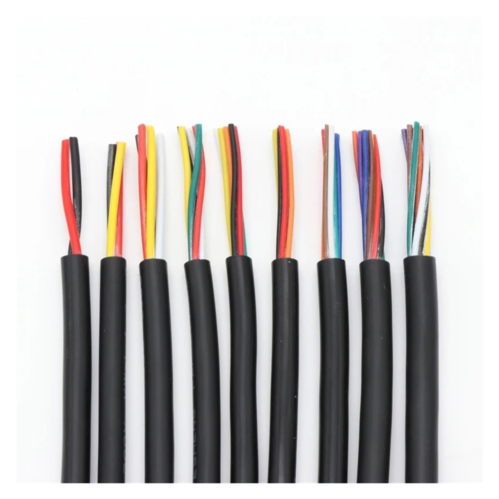 2/5/10m UL2464 2 3 4 5 6 8 núcleos Cables electrónicos 18 16AWG Canal de Control de señal Cables de alimentación de Audio(3 Cores,5m 18AWG)