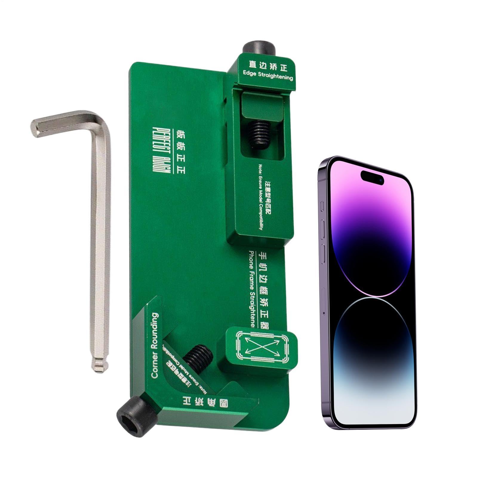 Generico Phone Frame Straightener - 2-in-1 Metal Smartphone Repair Tool | Title Differentiation (up to 125 characters): Universal Middle Frame Correction Tool for Straightening Edges and Corners | He