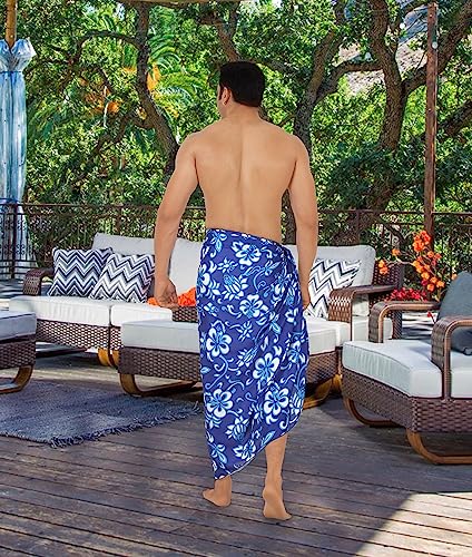 HAPPY BAY Men's Pareo Wraps Beach Bath Swim Sarong2