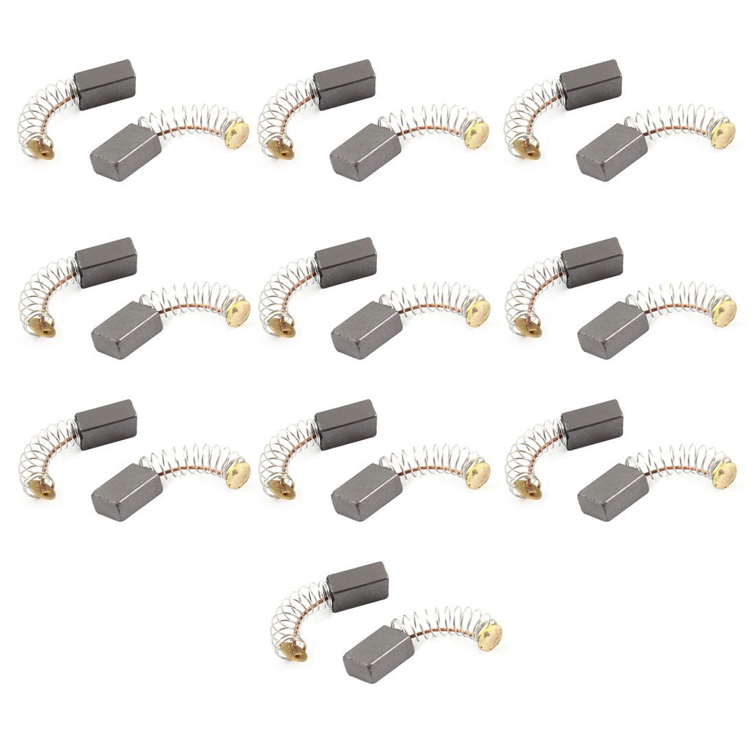 Uxcell Power Tool Motor Carbon Brushes, 15/32 x 5/16 x 1/5 inch, 20 Pcs