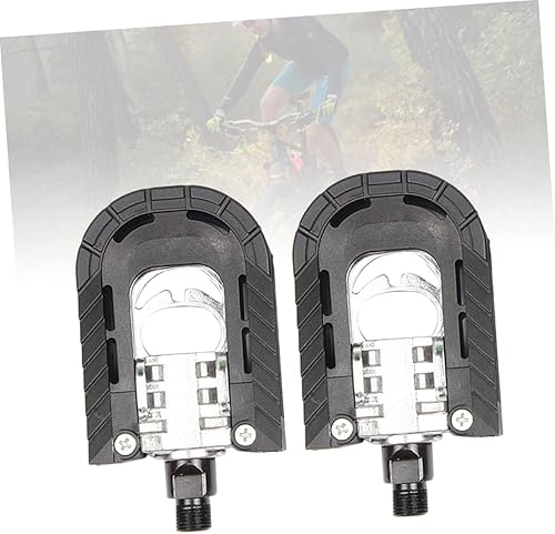 Miniatura 2 de YARNOW 2 Pairs Alloy Pedals Bike Supplies para Bicicleta Bike Pedal Degree Folding Pedals Pedals Platform Pedal MTB Pedals Flat Pedals Footrest
