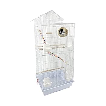 Amazon | RAKU バードケージ 鳥カゴ 鳥小屋 複数飼い 止まり木