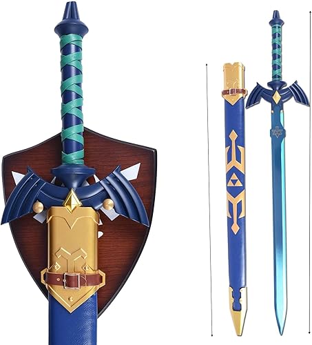 Miniatura 2 de ziqing Legend of Zelda Master Sword - Juego de anime japonés, espada para cosplay, espada de metal y acero inoxidable (Skyward Sword-B1)