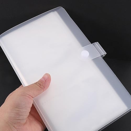 Miniatura 3 de MAGICLULU Small Photo Album Postcard Collection Album Double-side Photo Storage Book with Translucent Frosted Cover for Artworks Postcards Pictures