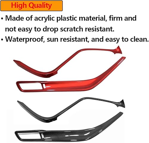 Miniatura 9 de Xhfarce Panel de control de manija de cambios, 1 unidad, decoración interior de automóvil, accesorios para Toyota Camry 2018, 2019, 2020, 2021,