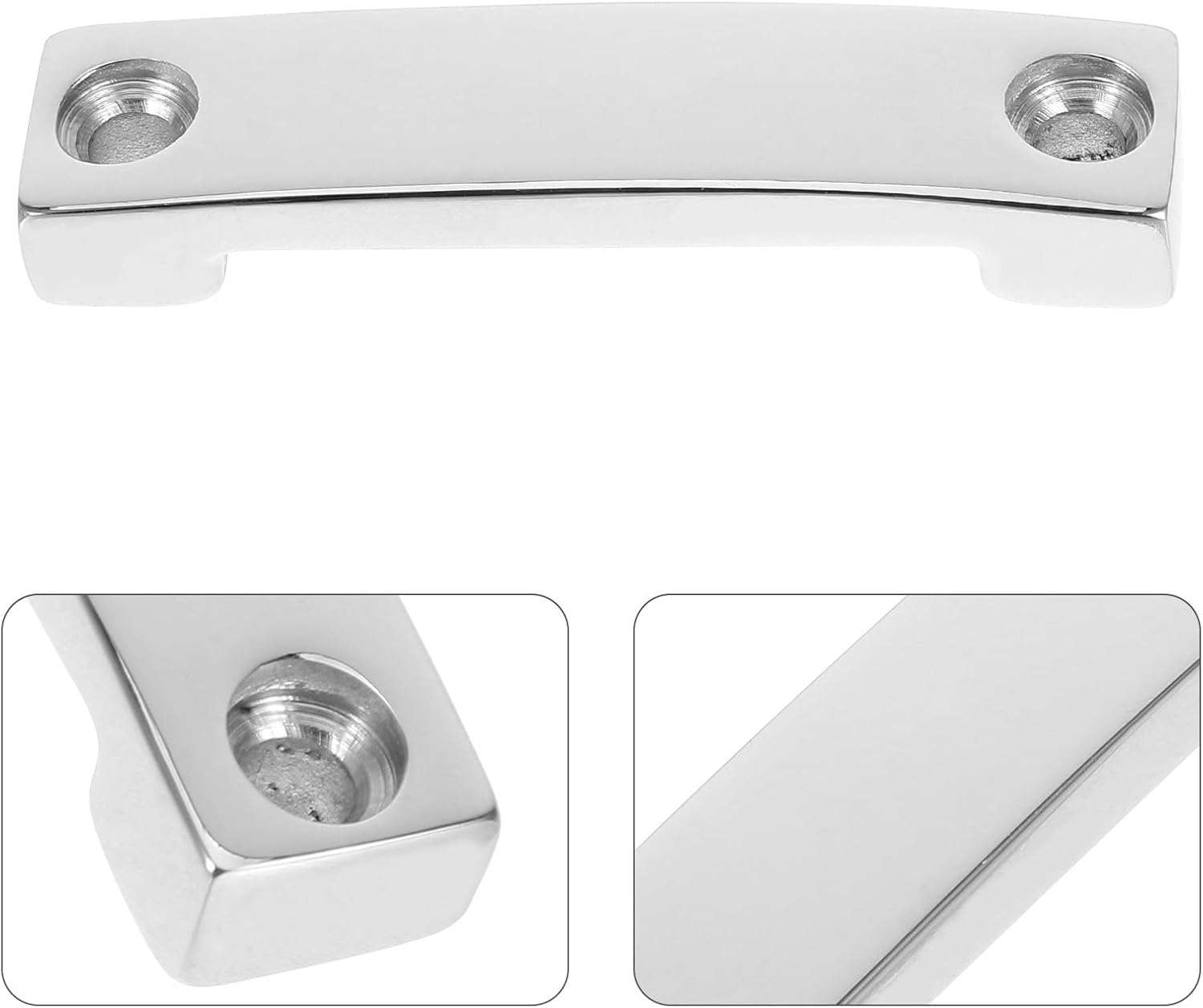 MAGICLULU 2pcs Stainless Steel 316 Bimini Top Eye Hook and Kayak Deck Tie-Down Anchor Pad for Boat Accessories, Marine Hardware Fittings, Suitable for Sailing and Kayak Rigging