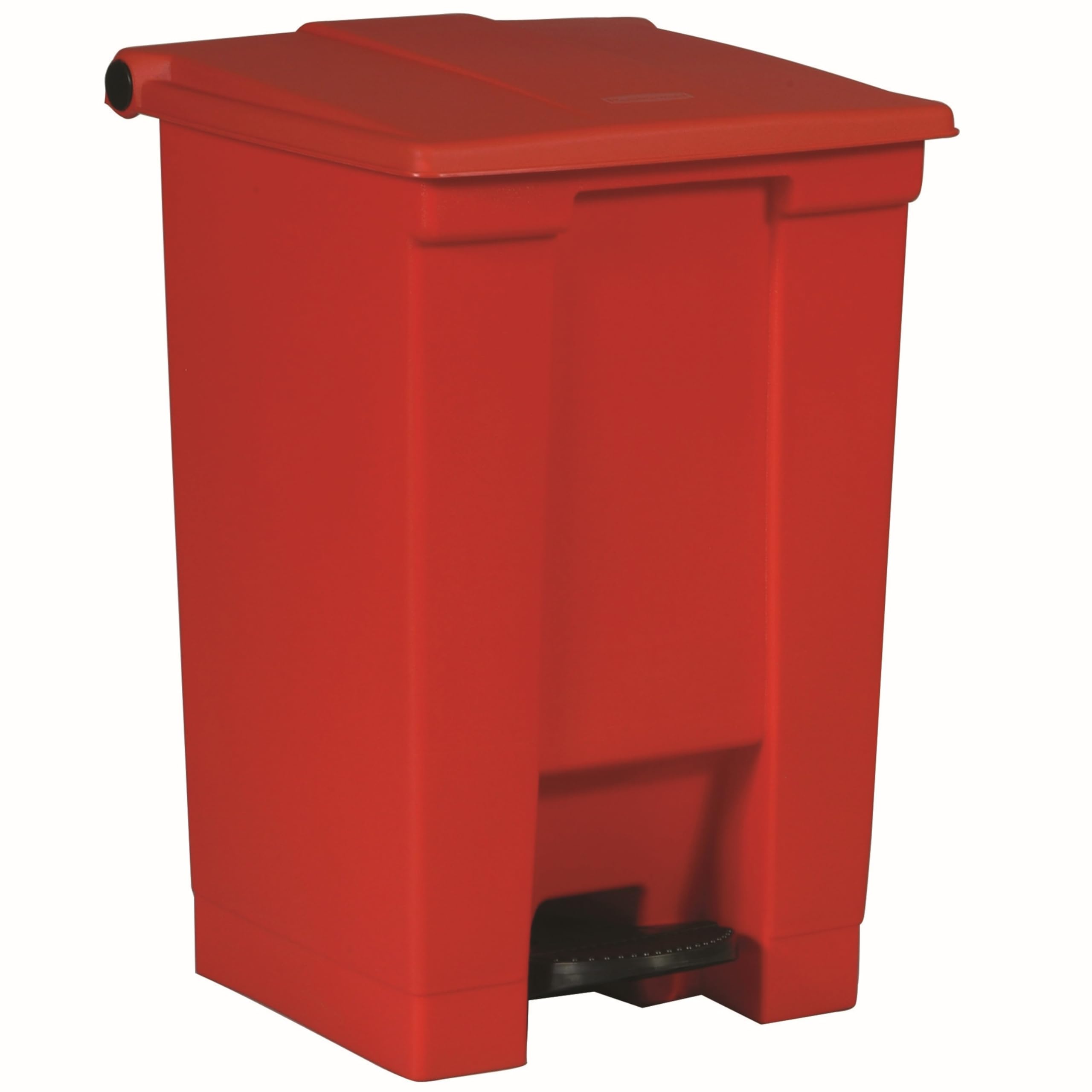 Rubbermaid Commercial Products Legacy Step-On Trash Can/Container, 12-Gallon, Red, Hands-Free Sanitary Use Garbage Can for Medical Waste in Hospitals/Lab/Emergency/Patient Rooms
