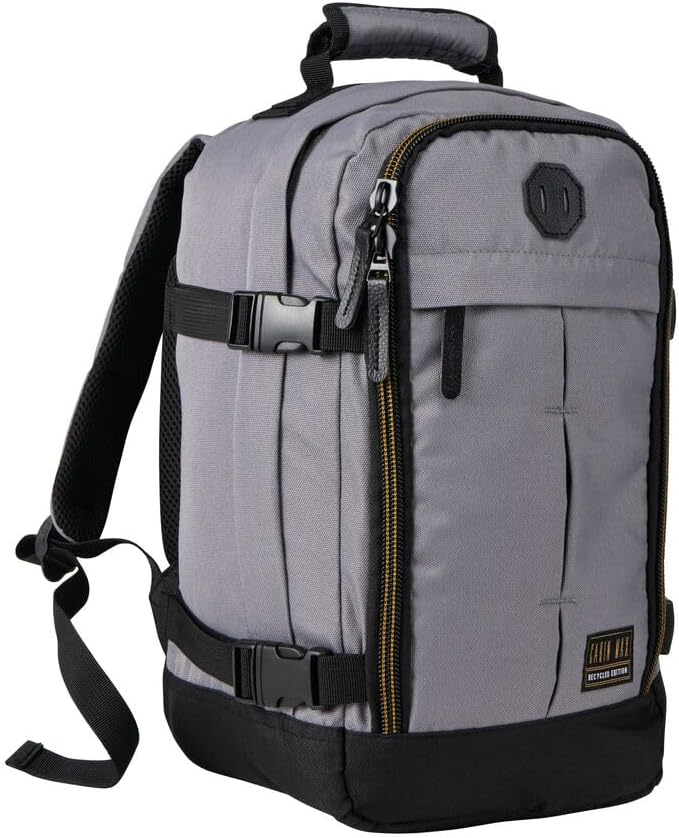 Metz for Ryanair Cabin Bags 40x20x25 Underseat Cabin Bag for EasyJet, Ryanair, Wizz Air & More Travel Backpack for Airline Under Seat Carry-Ons, Recycled Polyester, Compression, Durable Hand Luggage