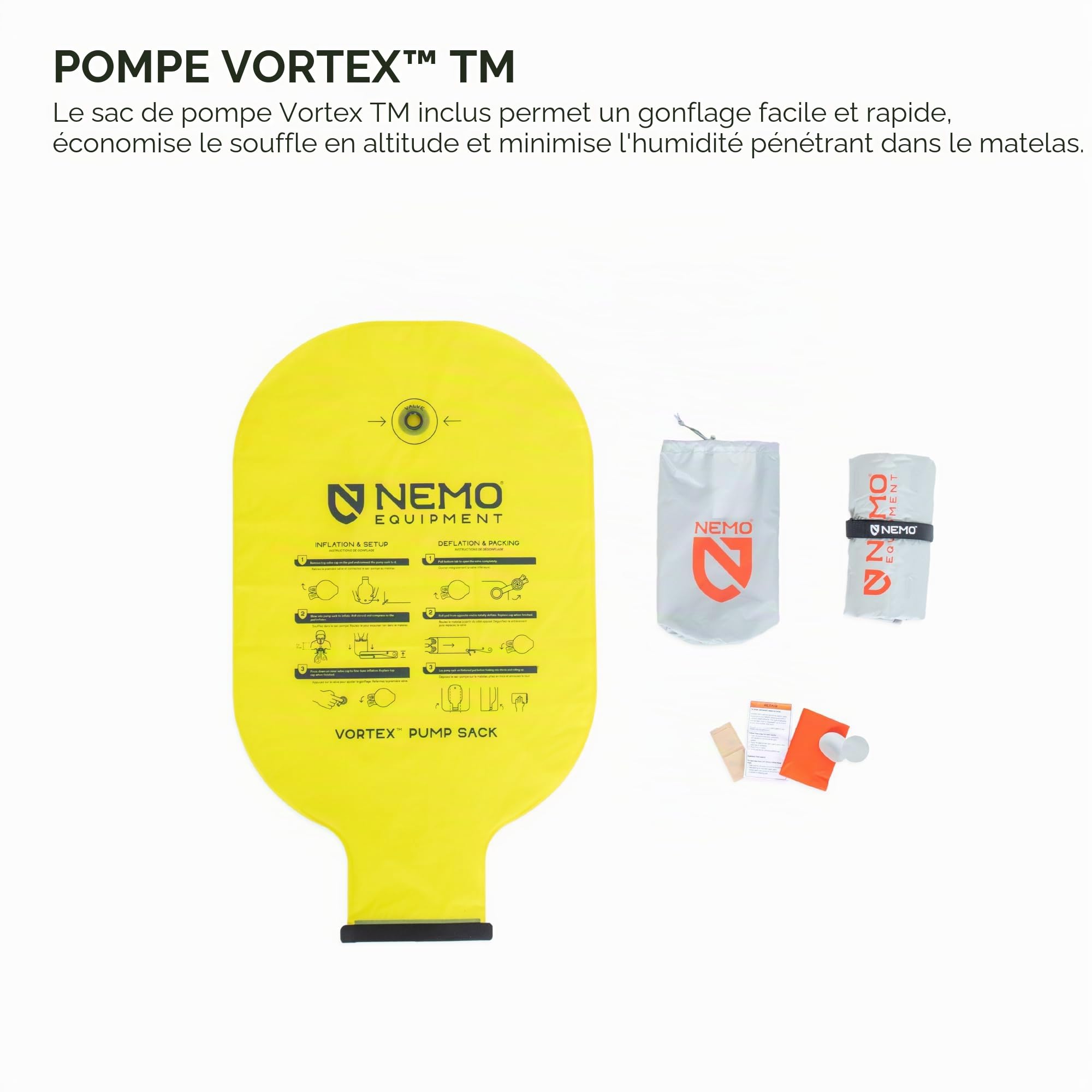 NEMO Tensor Matelas de Couchage isolé ultraléger Toutes Saisons