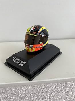 PMA ミニチャンプス 1/8 バレンティーノ・ロッシ ヘルメットコレクション Amazon | PMA ミニチャンプス 1/8 V.ロッシ VALENTINO ROSSI モトGP