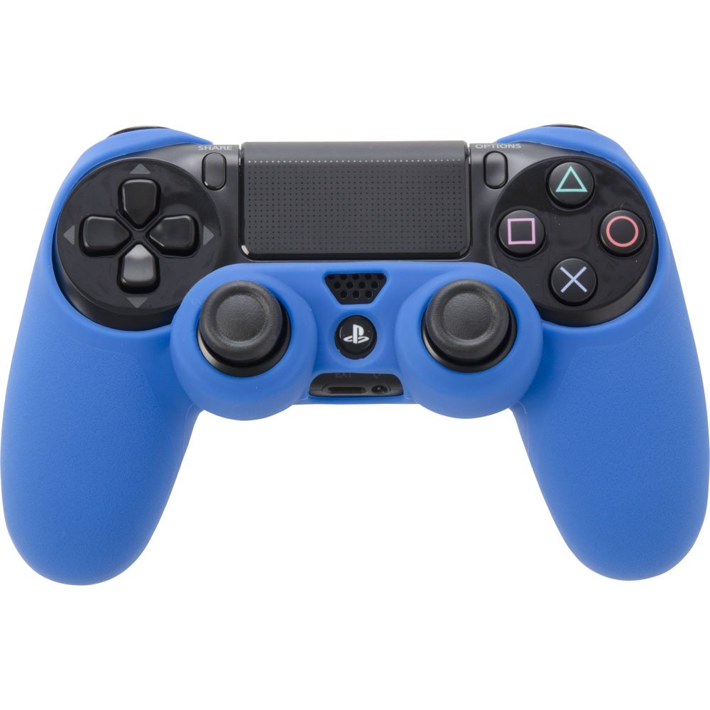 (未使用･未開封品)　CYBER ・ コントローラーシリコンカバー HIGH GRIP ( PS4 用) ブルー qdkdu57 Amazon.co.jp: CYBER ・ コントローラーシリコンカバー HIGH