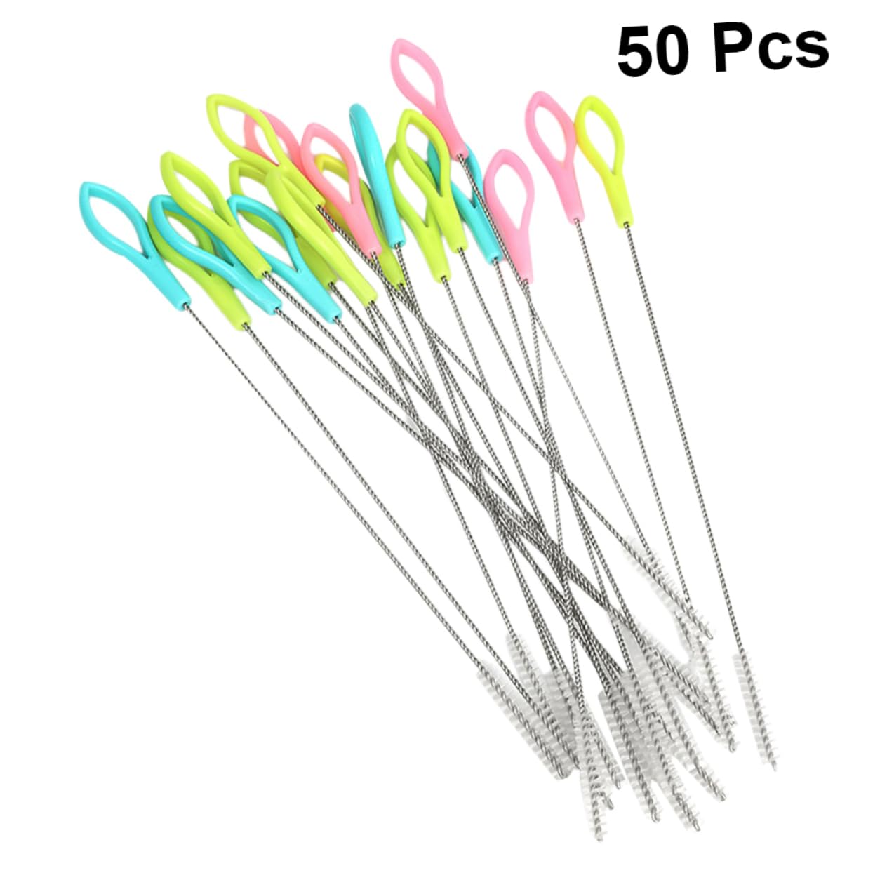 3 Sätze Nylon Bürsten Für Trinkhalme Und Flaschen Reinigungsbürsten Für Effizientes Reinigungstool Für Standard Und Weithalsflaschen Und Langlebig 50 Stück * 3