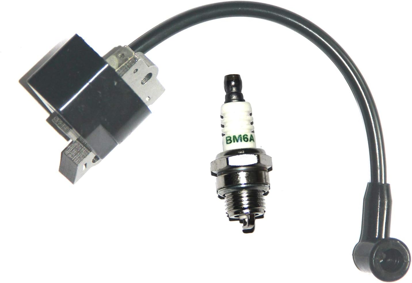Ignition Coil Module Spark Plug BM6A For Poulan Weed Eater Blower P3500