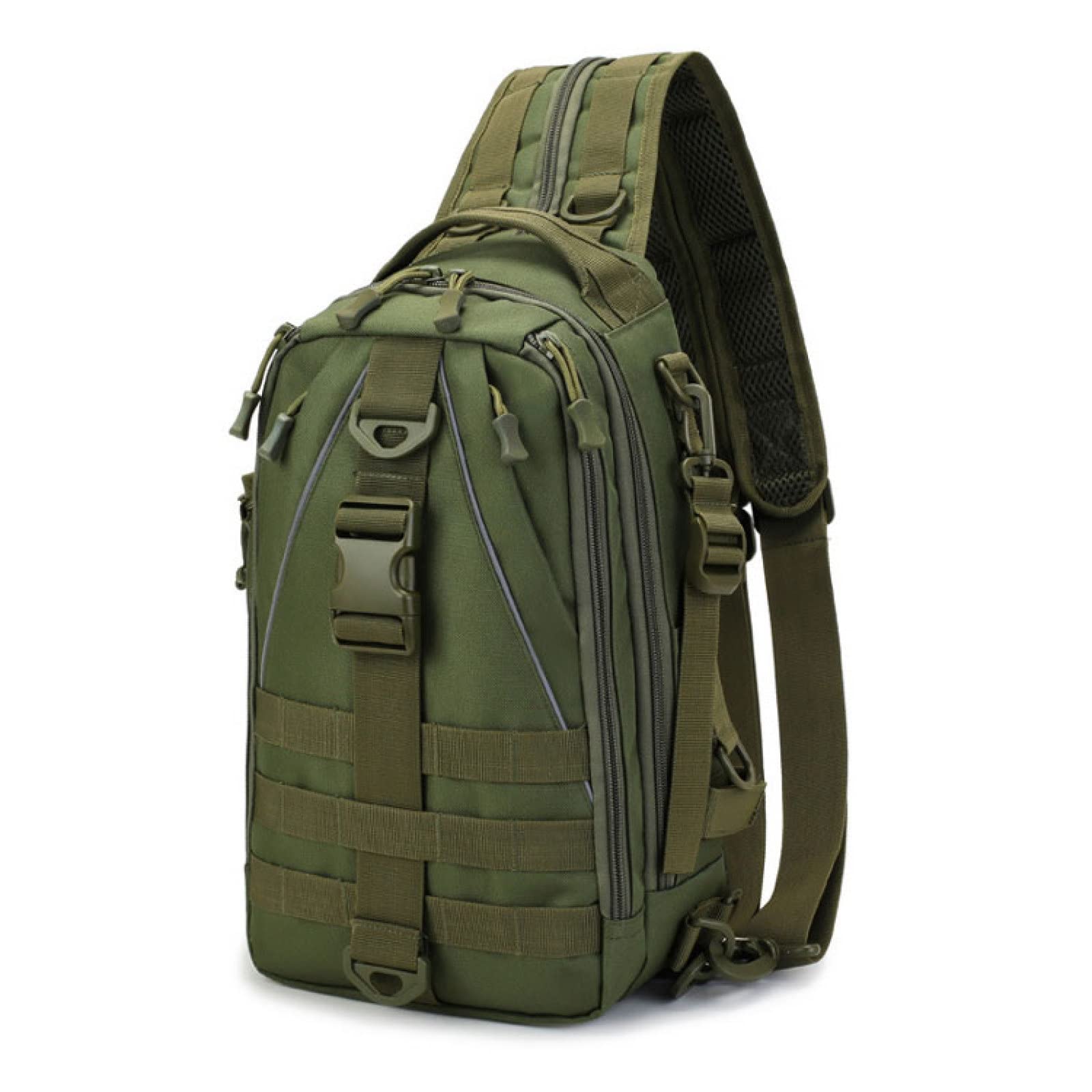 Zaino tattico militare Army Camouflage Molle Borsa a tracolla Sport all'aria aperta Equitazione Escursionismo Campeggio Caccia Zaino impermeabile
