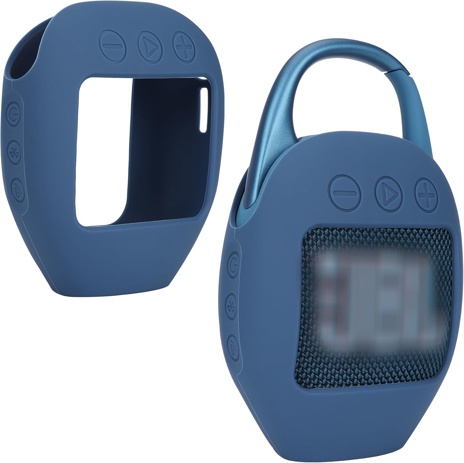 Lebakort Silicone Cover Compatible with JBL Clip 5 Portable Speaker (Blue Cover)