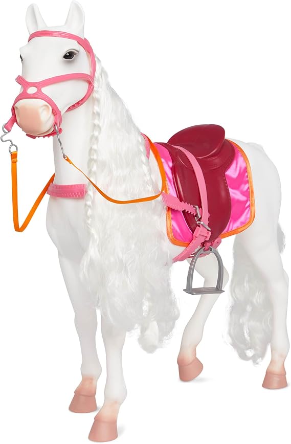 Our Generation - Camarillo Horse - Toy Horse - Hair Styling Accessories - 18-Inch Dolls - Pretend Play - Toy for Kids 3 Years +