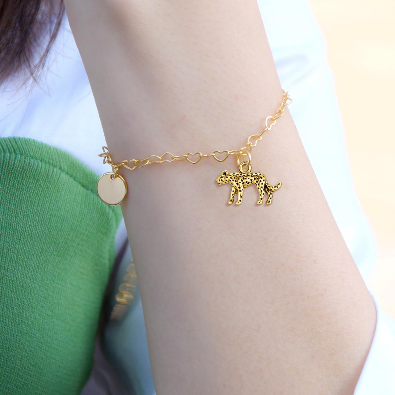 20pcs Retro Leopard Jewelry Pendants Animal Charms Diy Necklace Bracelet Accessories - Image 8