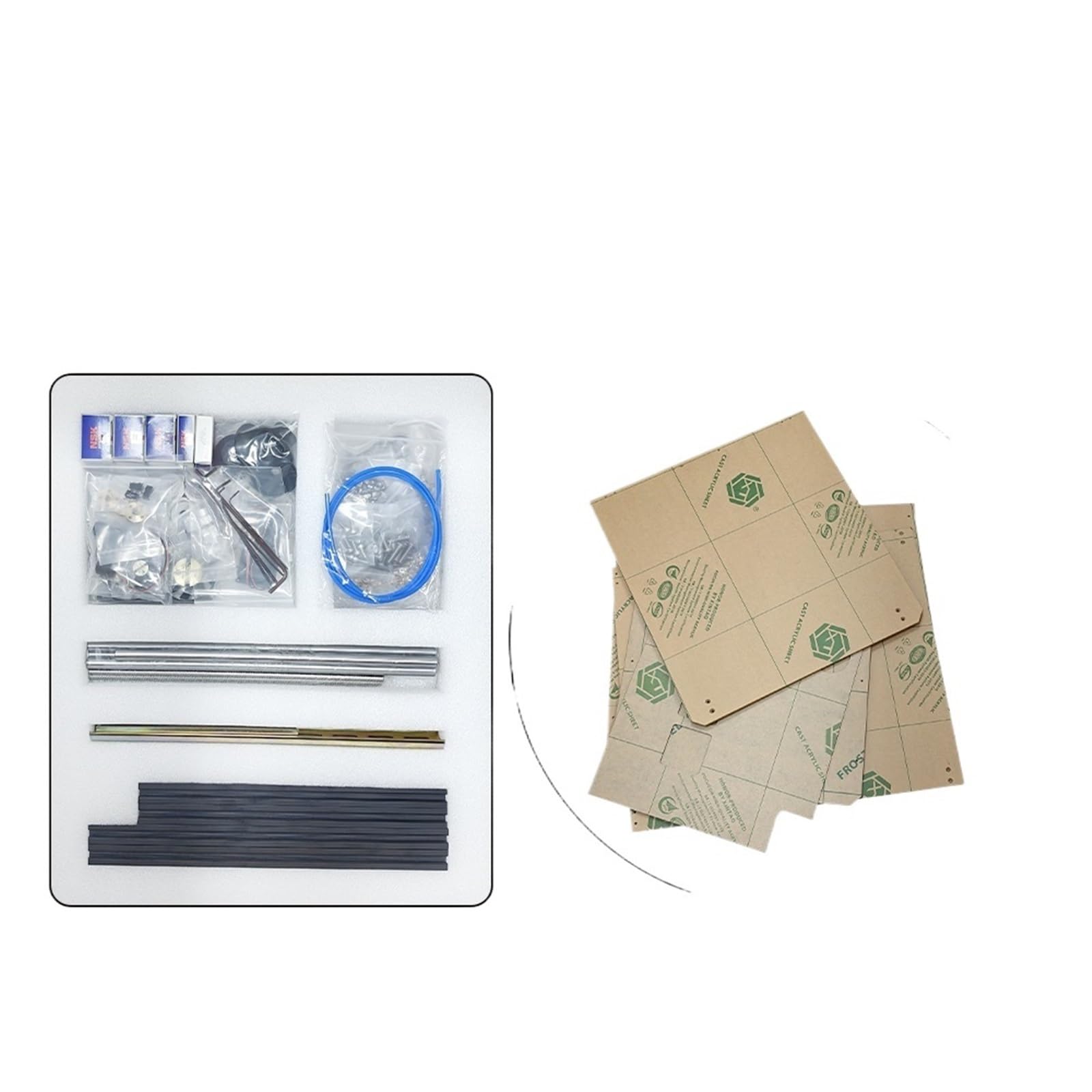 Compatible avec le kit de mise à niveau Creality Ender 3 Corexy, kit de conversion for imprimante 3D FYSETC E3NG V1.2 avec installation(Acrylic Plate)