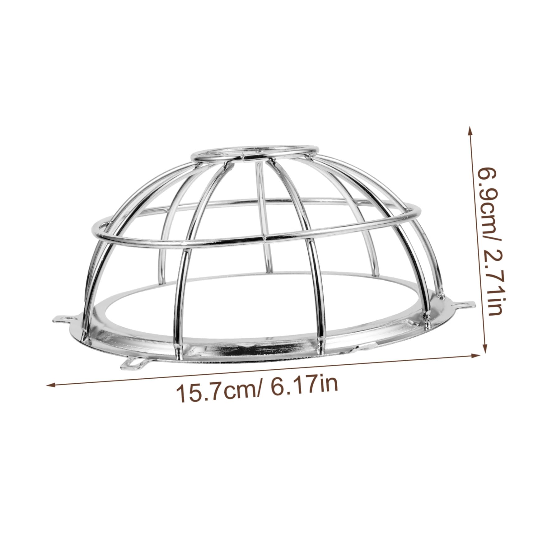 WOONEKY 7 Piezas Protector Metálico para Detector de Humo y Rociadores contra Incendios Resistente para Pared Soporte de Alarma contra Daños Jaula Protectora para Hogares y Oficinas