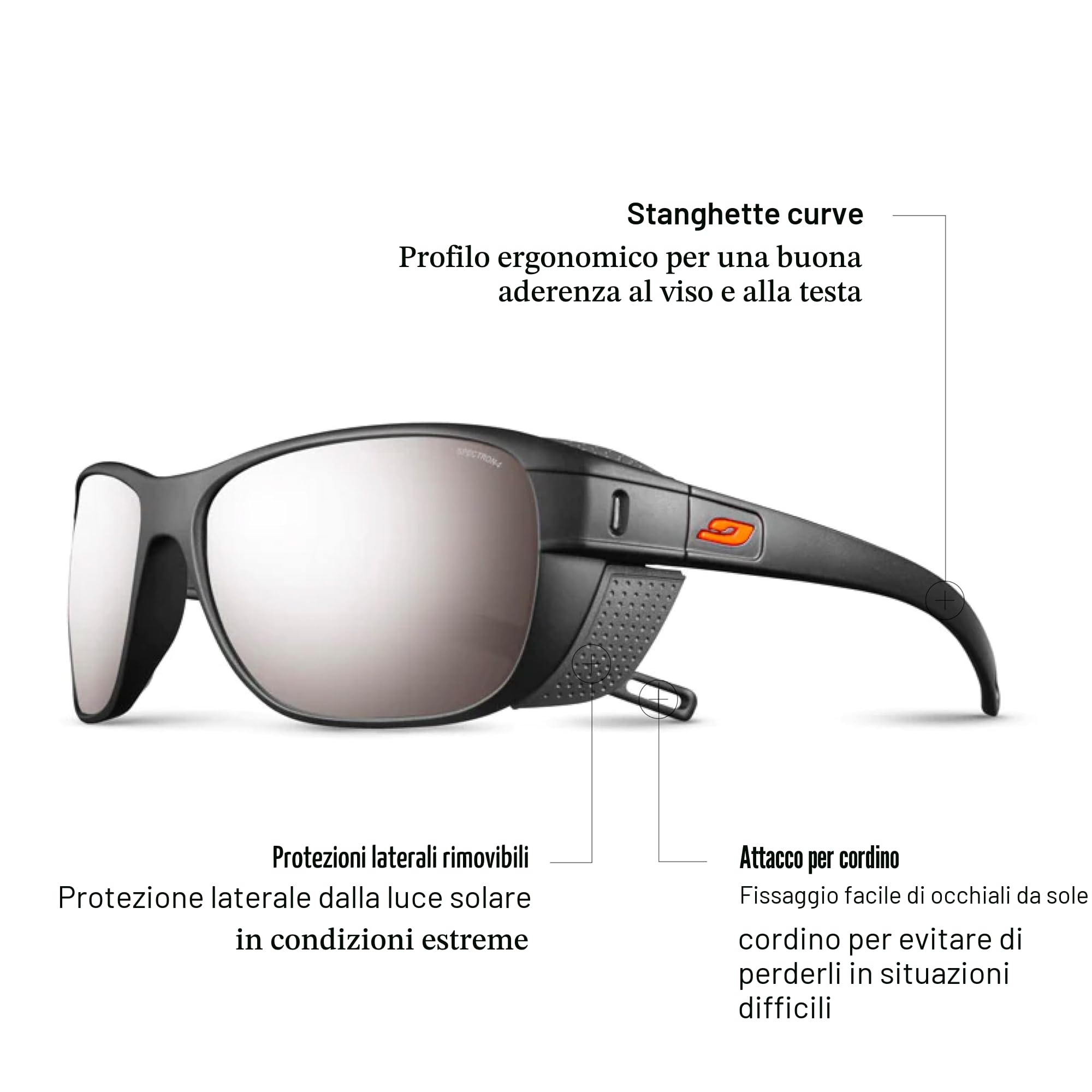 Julbo CAMINO Occhiali da sole Escursionismo, trekking Adulto misto