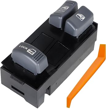 Front Left Driver Side Master Power Window Control Switch 2Door Compatible with Chevy Blazer C1500 C2500 C3500 K1500 K2500 K3500 S10 Tahoe Jimmy Sonoma Yukon 1995-2005 Replaces# 15151356 19244656