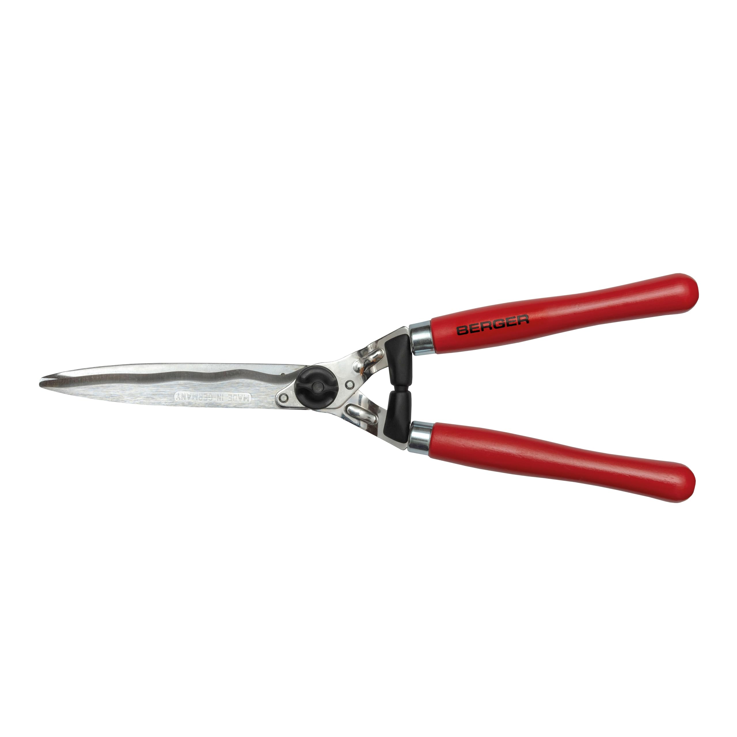 Berger 4590 Cisaille à haie Confort 540 mm ondulées, Argent/Rouge