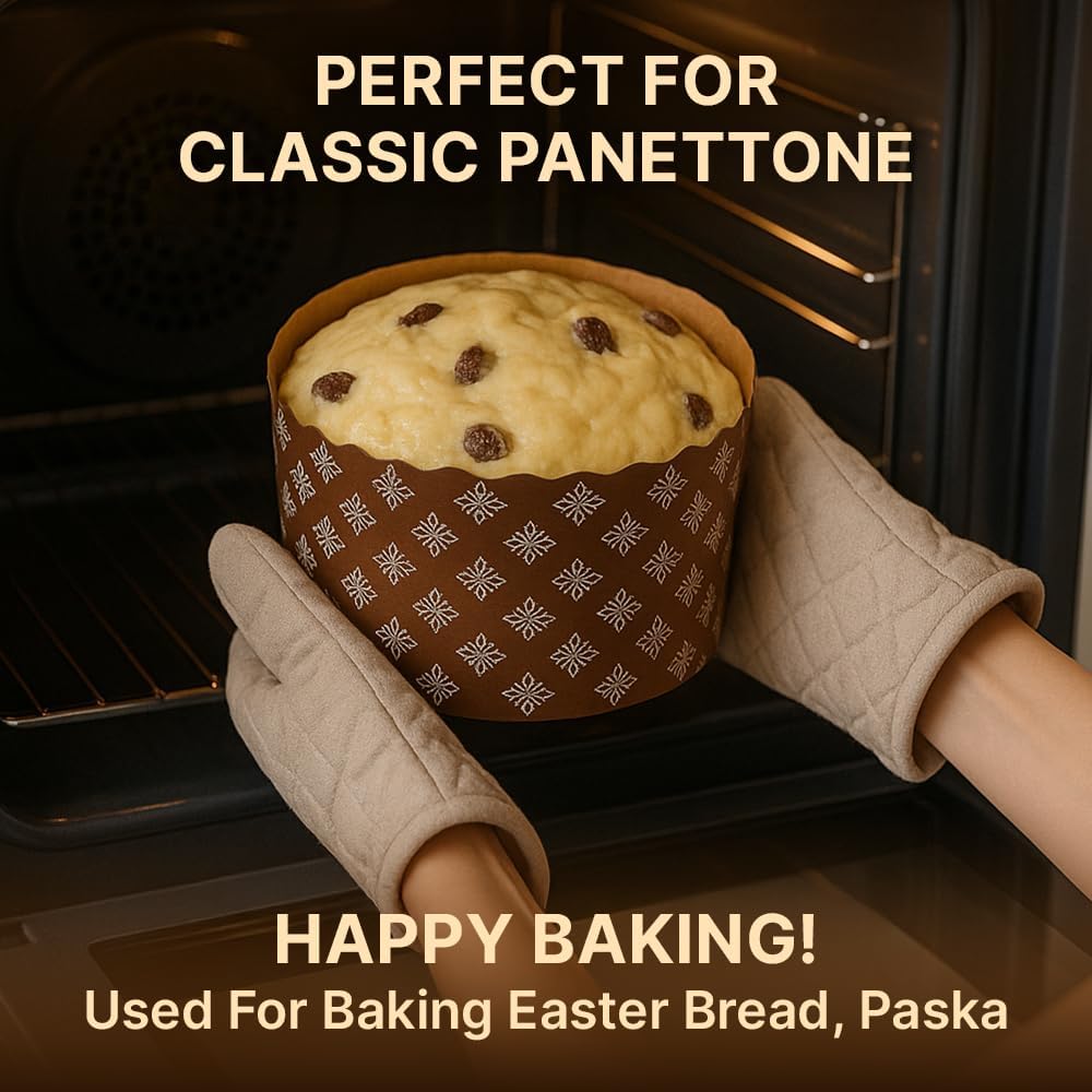 Panettone Paper | | Easter Bread Forms Paska Kulich Round Non