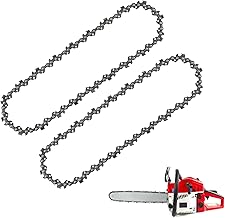 EPLZON 250 mm 3/8"LP 1,3 mm 40 maillons Chaîne de tronçonneuse Faible Rebond Chaîne de tronçonneuse compatible avec Einhell, Bosch, Dolmar, Ryobi, Husqvarna et plus