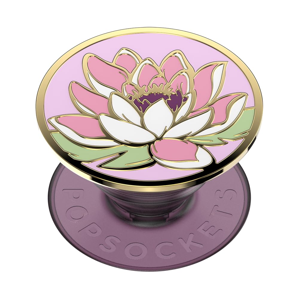 PopSockets Adhesive Phone Grip, Holder- Water Lily