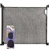 Dreambaby - Retractable Gate with Spacers - Black