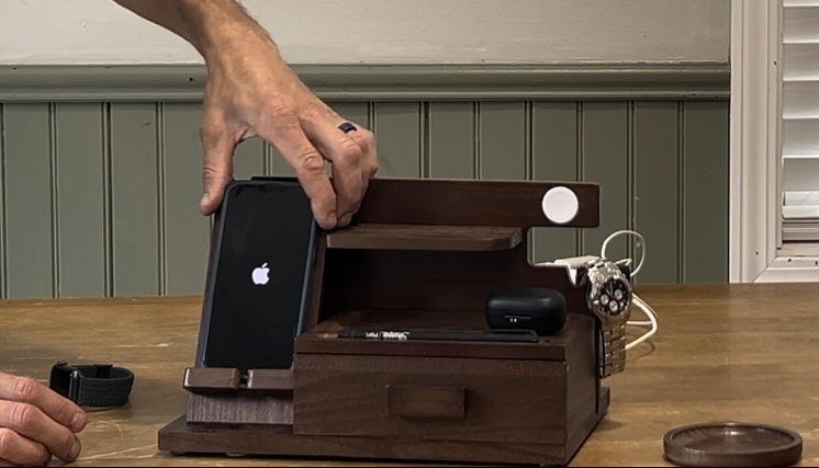 Amazon.com: Parkway Home Black Wood Phone Docking Station with