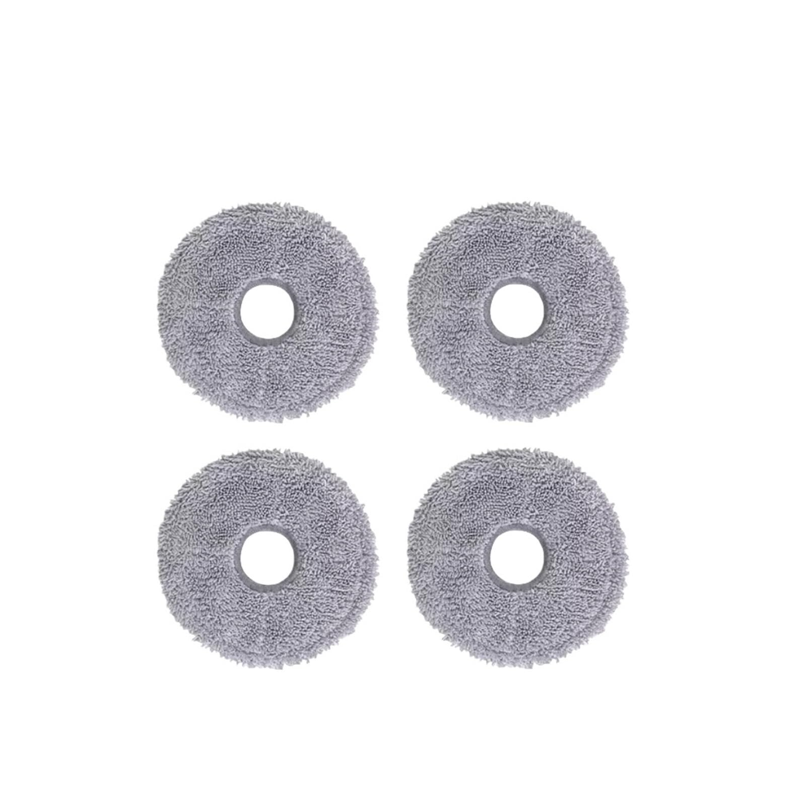 HIZON Robot Vacuum Cleaner Spare Parts Mop Cloth Pad，Compatible For Xiaomi，S20+ / S20 Plus / B108GL(Mop-4PCS)