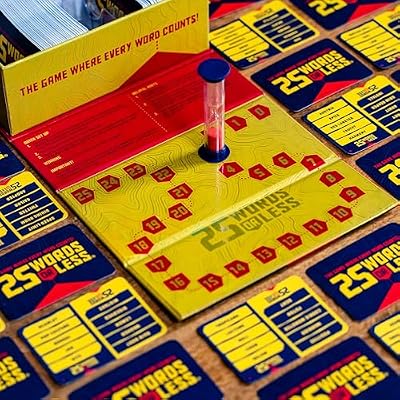 25 Words or Less Board Game, Figure Out the Secret Words Before Time Runs Out, 300 Cards, Timer & Countdown Board Included, Fast-Paced Party Game for Families & Adults,Fun for Game Nights & Gatherings