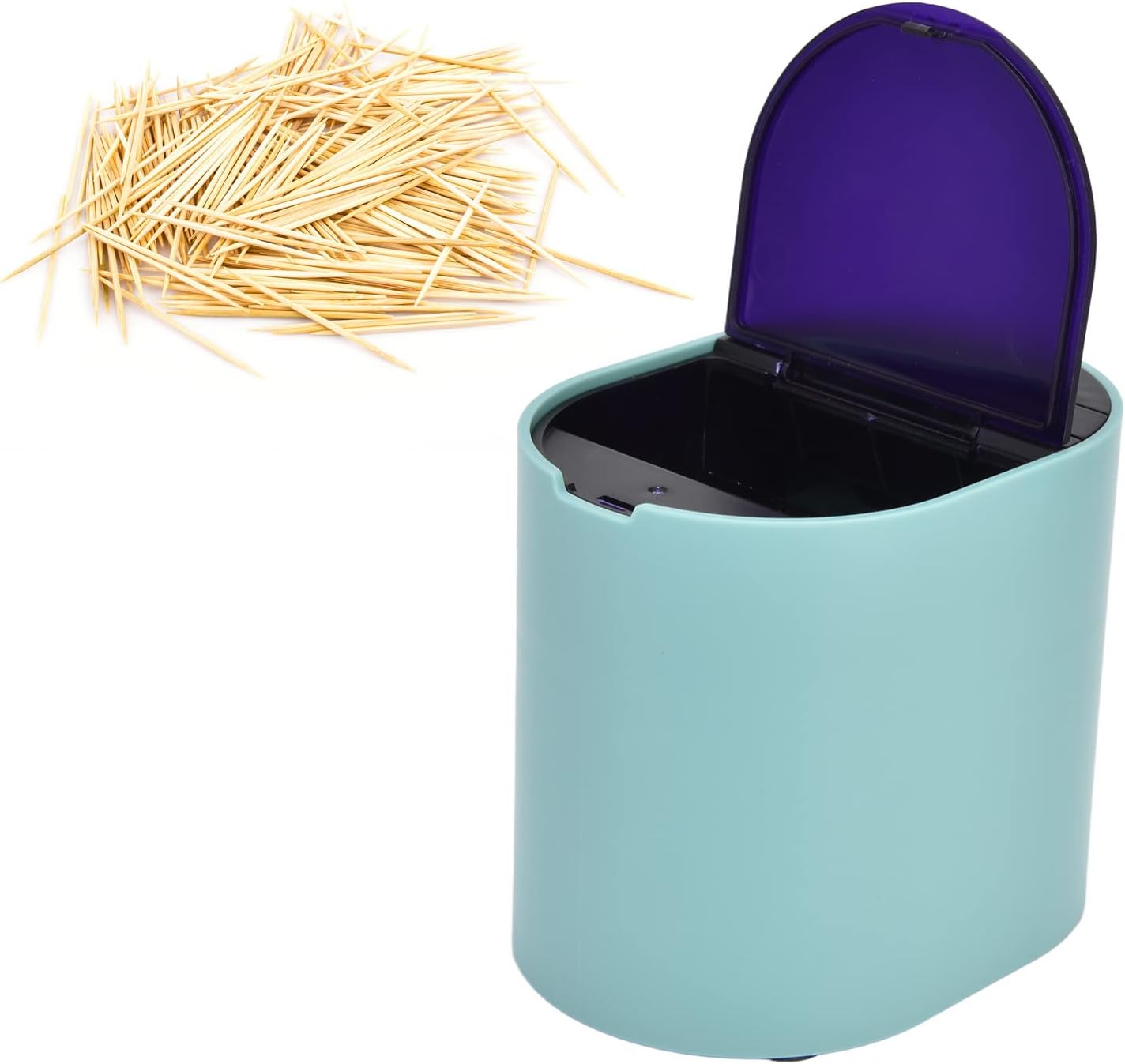 Smart Toothpick Box with Large Capacity, Automatic Induction, 200 Toothpicks - Anti Miscontrol Power Design, Intelligent Sensor, Ideal for Home and Restaurant