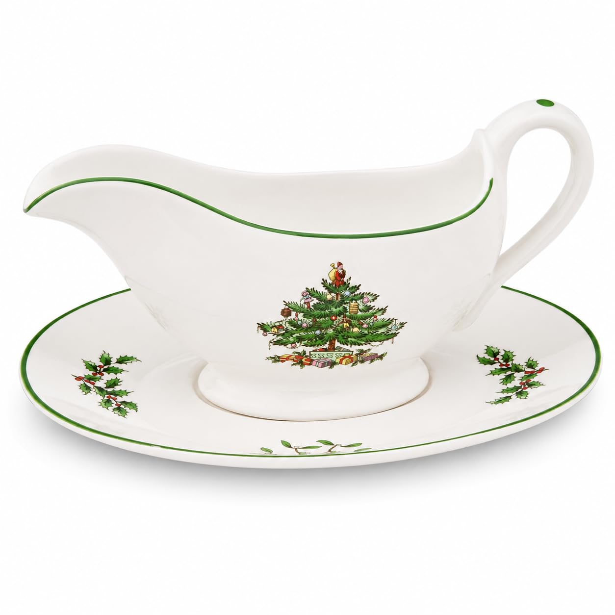 Spode Sauce Boat and Stand Boxed Set, Ceramic, Multi-Colour