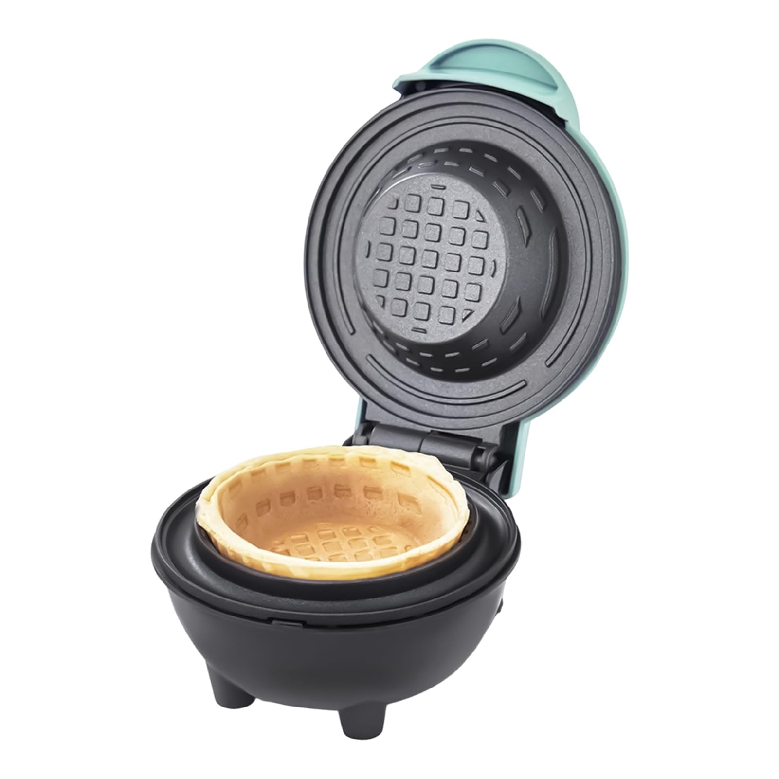 Produttore Di Coni | Con Rivestimento Antiaderente 350W | Macchina per Waffle Coni - Per Casa Cucina Ristorante Compleanno Natale Festa Dolce Fatto In Casa Golosità