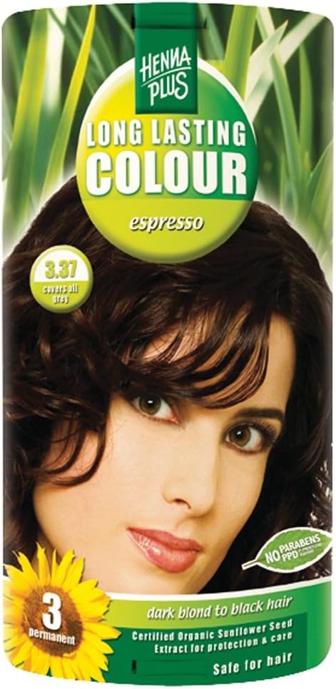 Hennaplus Long Lasting Colour Espresso 3.37