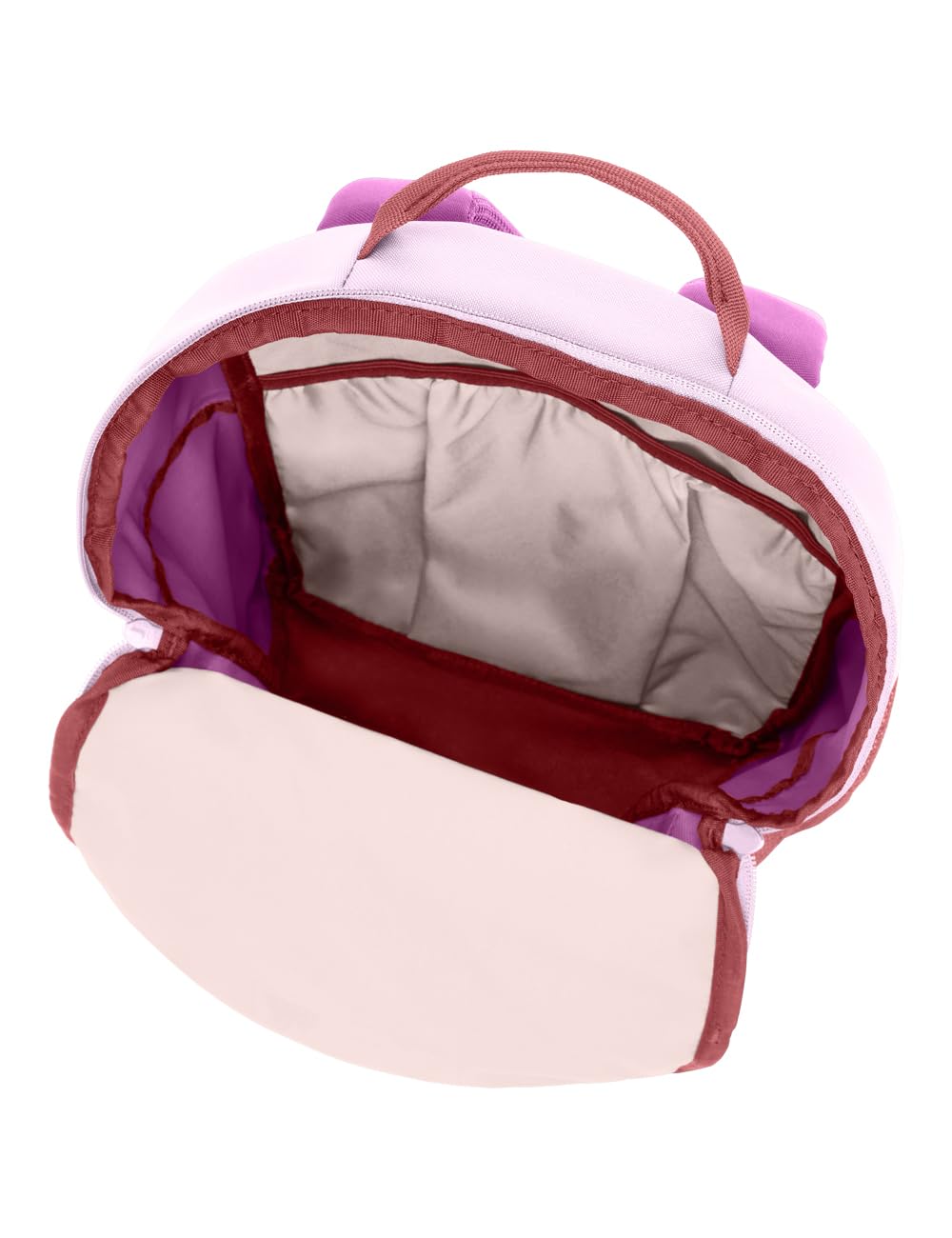 VAUDE Hylax 15 Kinderrucksack, gepolstert – Raspberry | Kinderrucksack mit 15L Volumen – Wanderrucksack für Kinder mit verstellbarem Tragesystem – gepolsterte Schulterträger