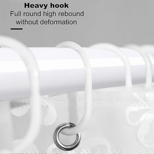 Miniatura 5 de Cortina de ducha de girasol amarillo con 12 ganchos, cortina de baño decorativa de tela floral impermeable para verano, decoración de baño con