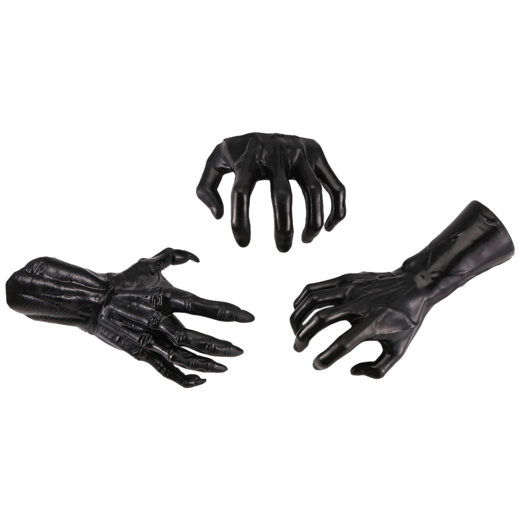 CTRLZS Halloween Decorations Wall Mounted Creepy Reaching Hands Horror Hands for Wall Decorations Gothic Hanging Sculpture A