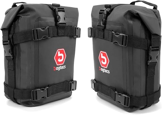 2 Borse Per Paramotore Suzuki V-Strom - Borse Laterali Impermeabili Per Strumenti, Per Telaio Paraurti, Tessuto Resistente