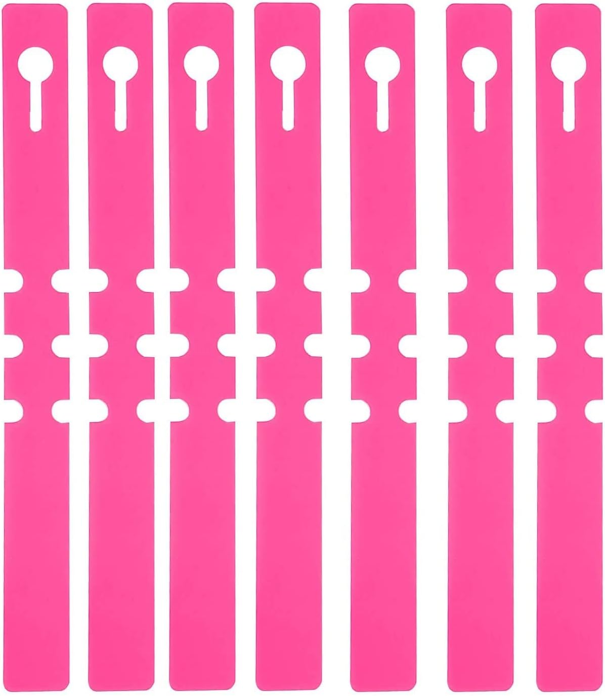 1200 PCS Pink Plant Labels Tags, Adjustable Wrap Around Waterproof Hanging Garden Tree Tags Plant Loop Tag for Identifying Various Outdoor Nursery Plants Flowers, 2x20cm