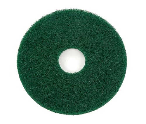 Oreck Commercial 437056 - Almohadilla Orbiter de limpieza 12 pulgadas de diámetro para máquina de piso Orbiter de 550 MC color verde